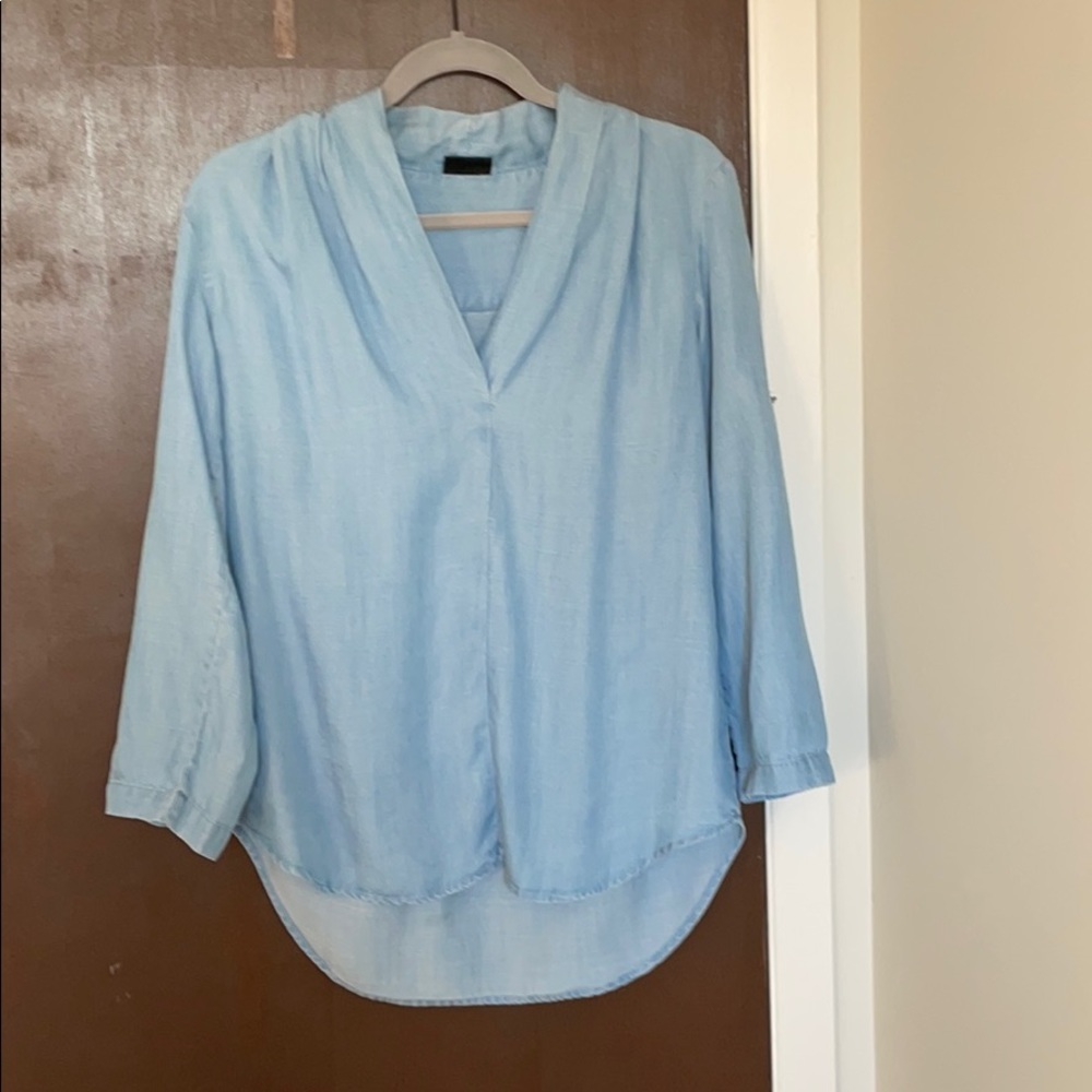Chambray blouse by Mossimo
